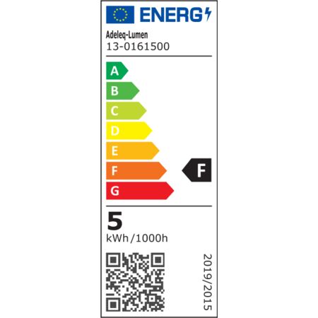 LED ΛΑΜΠΑ MR16 ΓΥΑΛΙΝΟ 5W 12VAC/DC 38° ΛΕΥΚΟ 4000Κ