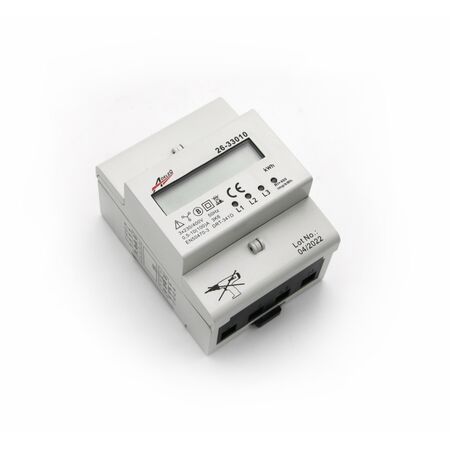 Digital Power Meter Three phase for rail 100A