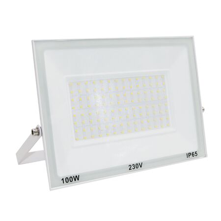 ΠΡΟΒΟΛΕΑΣ LED-SMD 100W 230V 3000K IP65 ΛΕΥΚΟΣ