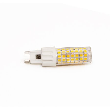 LED ΛΑΜΠΑ SMD ΚΕΡΑΜΙΚΟ G9 6W 230VAC ΔΙΑΦΑΝΗ ΘΕΡΜΟ 3000Κ