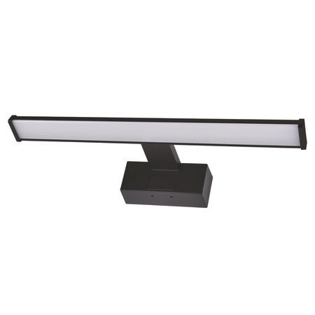 LED mirror light Alum 40cm 8W 4000K black color with base