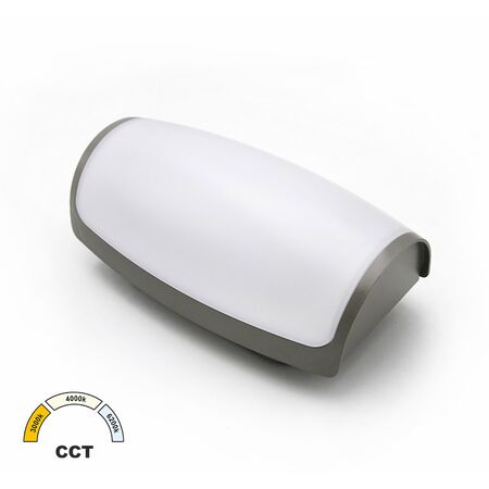 LED ΑΠΛΙΚΑ PC 12W CCT IP65 ΓΚΡΙ