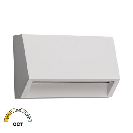 LED ΦΩΤΙΣ.PC ΕΠΙΤΟΙΧΟ ΕΜΜΕΣ. ΚΥΡΤΟ ΟΡΘΟΓ 2W CCT IP65 ΛΕΥΚΟ