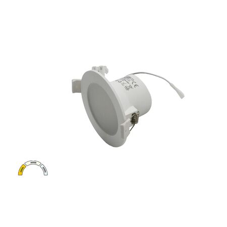 LED ΦΩΤΙΣΤΙΚΟ ΨΕΥΔΟΡΟΦΗΣ ΝΤΙΜ.+ΑΣΦΑΛΕΙΑΣ IP44 7W CCT ΛΕΥΚΟ