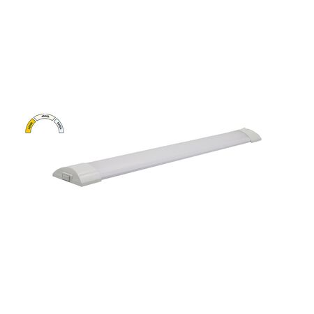 LED ΦΩΤΙΣΤΙΚΟ ΟΒΑΛ PC.60cm 18W CCT ΜΕ ΔΙΑΚΟΠΤΗ ON/OFF ΛΕΥΚΟ