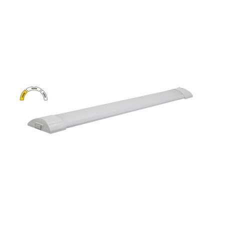 LED ΦΩΤΙΣΤΙΚΟ ΟΒΑΛ PC.90cm 24W CCT ΜΕ ΔΙΑΚΟΠΤΗ ON/OFF ΛΕΥΚΟ