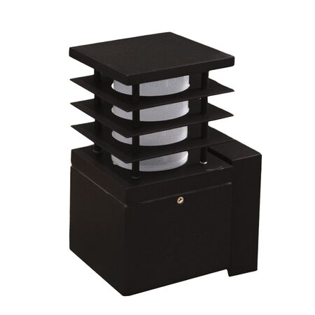 ΑΠΛΙΚΑ ΑΛΟΥΜ ΤΕΤΡΑΓΩΝΗ ΜΕ ΣΚΙΑΣ D110X110 h22cm Ε27 ΜΑΥΡH