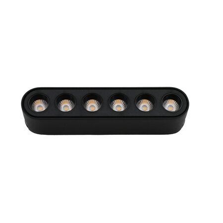 LED TRACK LIGHTING MINI 6W 40VDC 36° 4000K BLACK