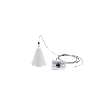 PENDANT BRACKET 1,5M FOR SURFACE RAIL 1phase WHITE