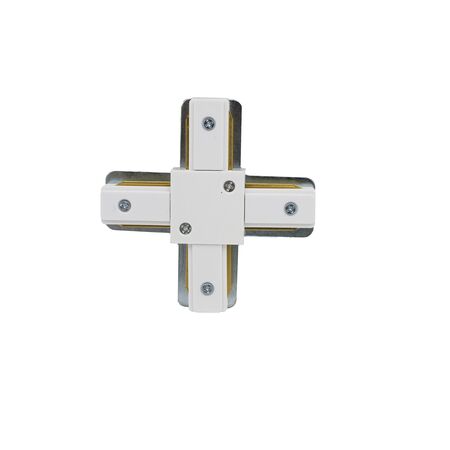 CROSS CONNECTOR FOR 1phase  SURFACE RAIL WHITE