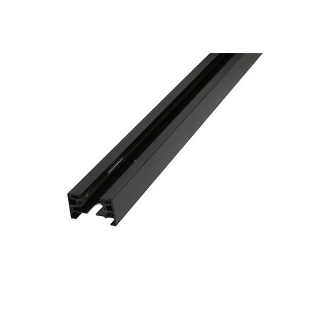 SURFACE TRACK RAIL 1phase  1M BLACK WITH POWER CONNECTOR&END CAP