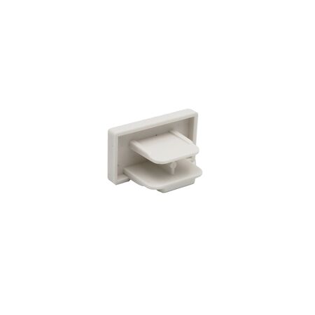 END CAP FOR 1phase  SURFACE RAIL WHITE