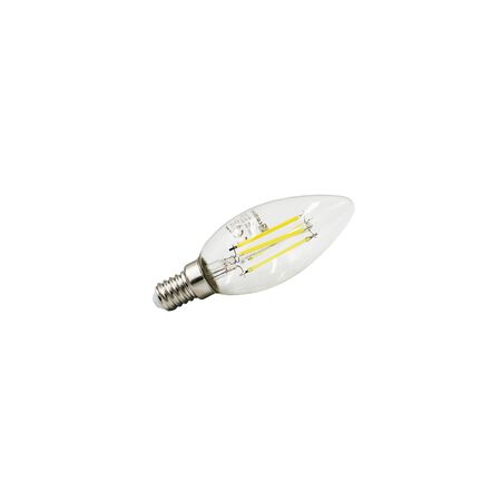 LED ΛΑΜΠΑ COG ΚΕΡΑΚΙ ΔΙΑΦΑΝΟ Ε14 6W 230V ΛΕΥΚΟ