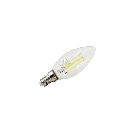 LED ΛΑΜΠΑ COG ΚΕΡΑΚΙ ΔΙΑΦΑΝΟ Ε14 6W 230V ΨΥΧΡΟ