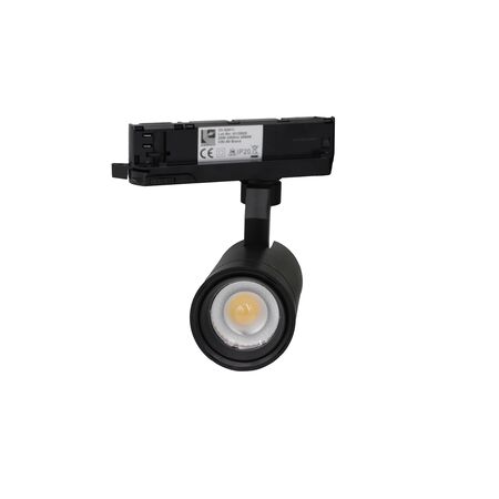 LED TRACK SPOT ADJUSTABLE 20°-60° 30W 230V 3000K BLACK