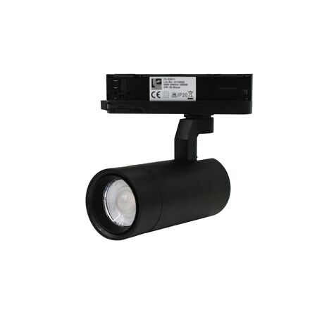 LED TRACK SPOT ADJUSTABLE 20°-60° 30W 230V 3000K BLACK