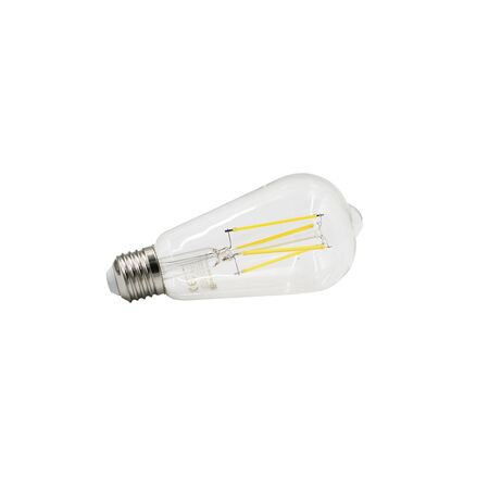 LED ΛΑΜΠΑ COG ΑΒΟΚΑΝΤΟ ST64 ΔΙΑΦΑΝΟ Ε27 8W ΘΕΡΜΟ