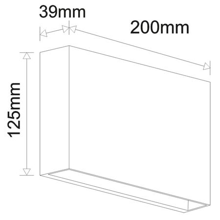 LED ΦΩΤΙΣΤ.PC ΟΡΘΟΓΩΝΙΟ ΔΙΠΛΗ ΚΑΤΕΥΘ.12W CCT IP65 ΓΚΡΙ