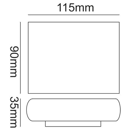LED ΦΩΤ.ΑΛΟΥΜ.ΕΠΙΤ.ΔΙΠΛΗΣ ΚΑΤΕΥΘ.6W CCT IP54 ΓΡΑΦΙΤΗΣ