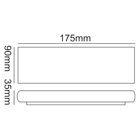 LED ΦΩΤ.ΑΛΟΥΜ.ΕΠΙΤ.ΔΙΠΛΗΣ ΚΑΤΕΥΘ.12W CCT IP54 ΛΕΥΚΟ