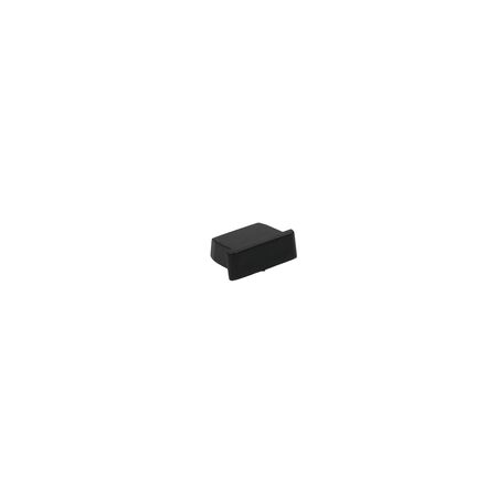 black end caps w/ο hole for aluminum led profile wall mounted black 30-1550219