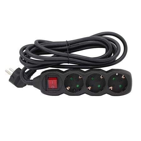 ΠΟΛΥΠΡΙΖΟ ΜΕ ΔΙΑΚΟΠΤΗ+ΚΑΛΩΔΙΟ 3x1.5mm² 3μ 3 ΣΟΥΚΟ MΑΥΡΟ ΠΟΛΥΠΡΙΖΟ ΜΕ ΔΙΑΚΟΠΤΗ+ΚΑΛΩΔΙΟ 3x1.5mm² 3μ 3 ΣΟΥΚΟ MΑΥΡΟ