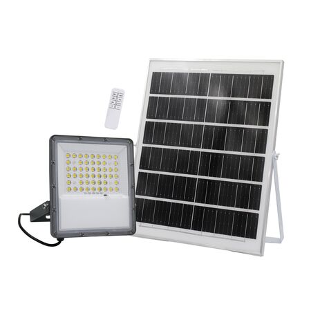 ΗΛΙΑΚΟΣ ΠΡΟΒΟΛΕΑΣ LED ME ΑΝΙΧΝΕΥΤΗ ΚΙΝΗΣΗΣ 250W 3000lm 4000K ΓΚΡΙ