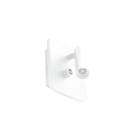 LED ΑΠΛΙΚΑ ΣΠΟΤ ΤΟΙΧΟΥ ΤΕΤΡΑΓΩΝΗ 9W ΛΕΥΚΗ