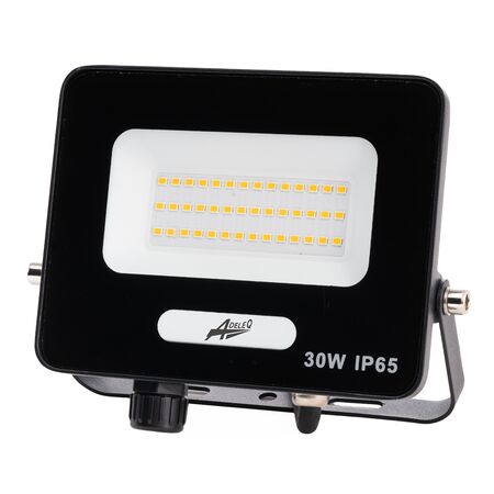 ΠΡΟΒΟΛΕΑΣ LED ΚΑΙ ΓΙΑ ΑΝΙΧΝΕΥΤΗ ΚΙΝΗΣΗΣ 30W 230V 6200K IP65 ΜΑΥΡΟΣ