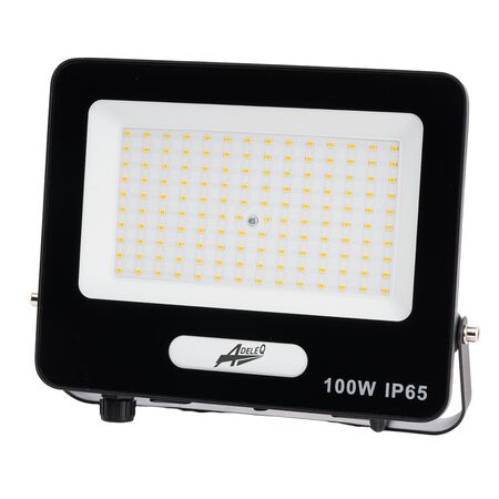 ΠΡΟΒΟΛΕΑΣ LED ΚΑΙ ΓΙΑ ΑΝΙΧΝΕΥΤΗ ΚΙΝΗΣ.100W 230V 4000K IP65 ΜΑΥΡΟΣ