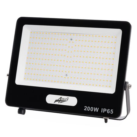 ΠΡΟΒΟΛΕΑΣ LED 200W 230V 4000K ΚΑΙ ΓΙΑ ΑΝΙΧΝΕΥΤΗ ΚΙΝΗΣ.IP65 ΜΑΥΡΟΣ