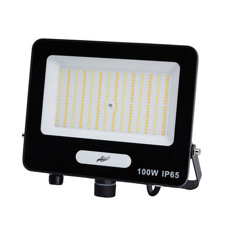 ΠΡΟΒΟΛΕΑΣ LED 100W 230V CCT ΚΑΙ ΓΙΑ ΑΝΙΧΝΕΥΤΗ ΚΙΝΗΣΗΣ IP65 ΜΑΥΡΟΣ