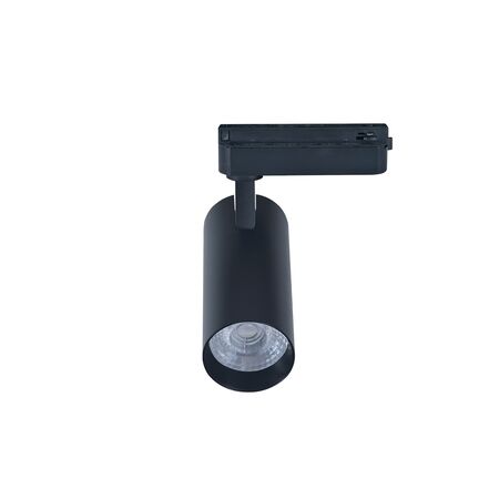 LED ΣΠΟΤ ΡΑΓΑΣ 2 ΓΡΑΜΜΩΝ 20W 230V 3000K 36° ΜΑΥΡΟ