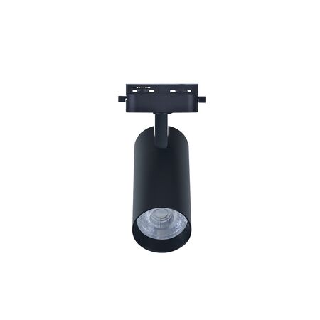 LED ΣΠΟΤ ΡΑΓΑΣ 2 ΓΡΑΜΜΩΝ 20W ΝΤΙΜΑΡΙΖΟΜΕΝΑ 230V 3000K 36° ΜΑΥΡΟ