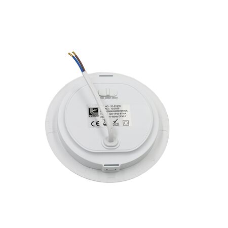 LED ΦΩΤΙΣΤΙΚΟ ΨΕΥΔΟΡΟΦΗΣ PC ΣΤΡΟΓΓΥΛΟ CCT Φ145 12W ΛΕΥΚΟ