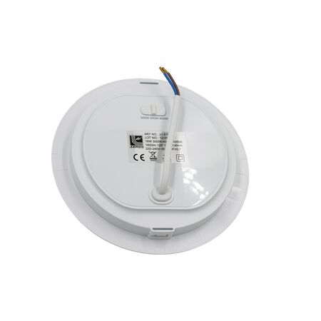 LED ΦΩΤΙΣΤΙΚΟ ΨΕΥΔΟΡΟΦΗΣ PC ΣΤΡΟΓΓΥΛΟ CCT Φ170 18W ΛΕΥΚΟ