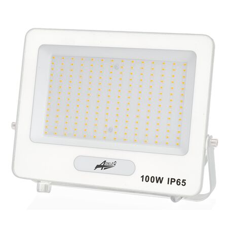 ΠΡΟΒΟΛΕΑΣ LED 100W 230V 4000K ΚΑΙ ΓΙΑ ΑΝΙΧΝΕΥΤΗ ΚΙΝΗΣ. IP65 ΛΕΥΚΟΣ