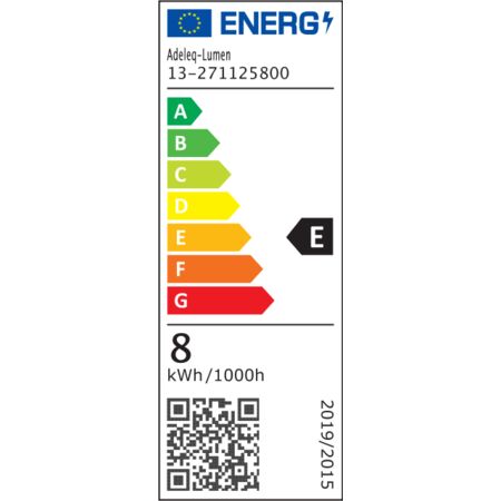 LED ΛΑΜΠΑ COG GLOBE Φ125 ΔΙΑΦΑΝΟ Ε27 8W 230V ΘΕΡΜΟ