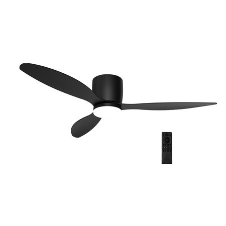 ΑΝΕΜΙΣΤΗΡΑΣ ΟΡΟΦΗΣ Φ1,32m DC30W LED 22W+ΤΗΛΕΧΕΙΡΙΣΤΗΡΙΟ ΜΑΥΡΟΣ