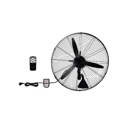 ΑΝΕΜΙΣΤΗΡΑΣ ΕΠΙΤΟΙΧΟΣ ΜΑΥΡΟΣ ΜΕ CONTROL 130W Φ66cm ΜΕ ΤΗΛΕΧ/ΡΙΟ
