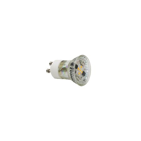 LED ΛΑΜΠΑ GU10 MR11 ΓΥΑΛΙΝΟ 2W 105° ΛΕΥΚΟ 4000Κ
