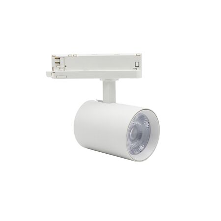 LED ΣΠΟΤ ΡΑΓΑΣ 4 ΓΡΑΜΜΩΝ 40W 230V 3000K 38° ΛΕΥΚΟ