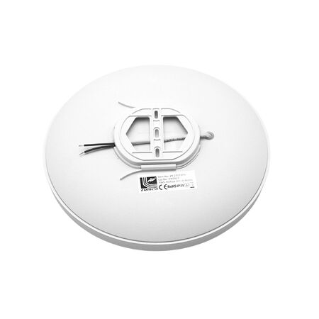 LED ΠΛΑΦΟΝΙΕΡΑ PC ΣΤΡΟΓΓΥΛΗ Φ:270mm 18W 4000K IP44 ΛΕΥΚΗ