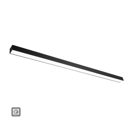 ΦΩΤΙΣΤΙΚΟ LED ΑΛΟΥΜΙΝ.DIM.ΓΡΑΜΜΙΚΟ ΜΙΝΙ 36W 230V 3000K 120cmΜΑΥΡΟ
