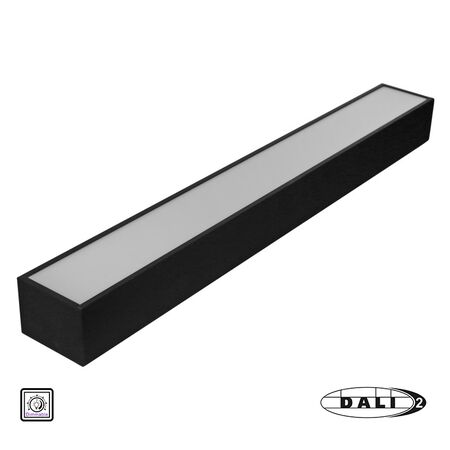 ΦΩΤΙΣΤΙΚΟ LED ΑΛΟΥΜ.ΓΡΑΜΜΙΚΟ 18W DIM.DALI 230V 3000K 60cm ΜΑΥΡΟ