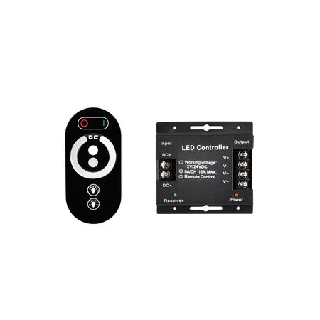 ΜΗΧΑΝΙΣΜ+ΤΗΛ/ΡΙΟ ΓΙΑ LED ΤΑΙΝΙΑ ΜΟΝΟΧΡΩΜΗ 12VDC216W/24VDC432W 18A