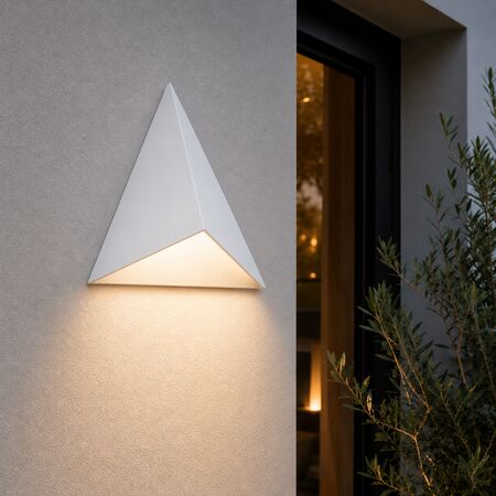 LED ΦΩΤ.ΕΠΙΤOIXO ΑΛΟΥΜΙΝ.ΤΡΙΓΩΝΙΚΟ ΜΟΝΗ ΚΑΤΕΥΘΥΝΣΗΣ 12W CCT ΛΕΥΚΟ