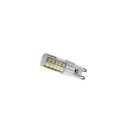 LED ΛΑΜΠΑ SMD ΚΕΡΑΜΙΚΟ G9 4W 230VAC ΔΙΑΦΑΝΗ ΛΕΥΚΟ 4000Κ